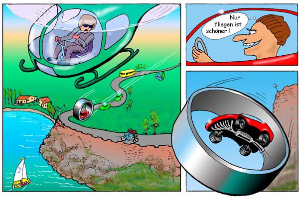 Nur fliegen ist schöner